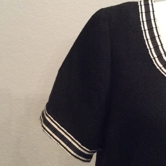 CAROLINE CHARLES LONDON VINTAGE BLACK COAT DRESS - Picture 4 of 8